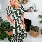 Marx Elle Hunter Green Maxi Dress Entro