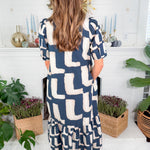 Marx Elle Navy Maxi Dress Entro