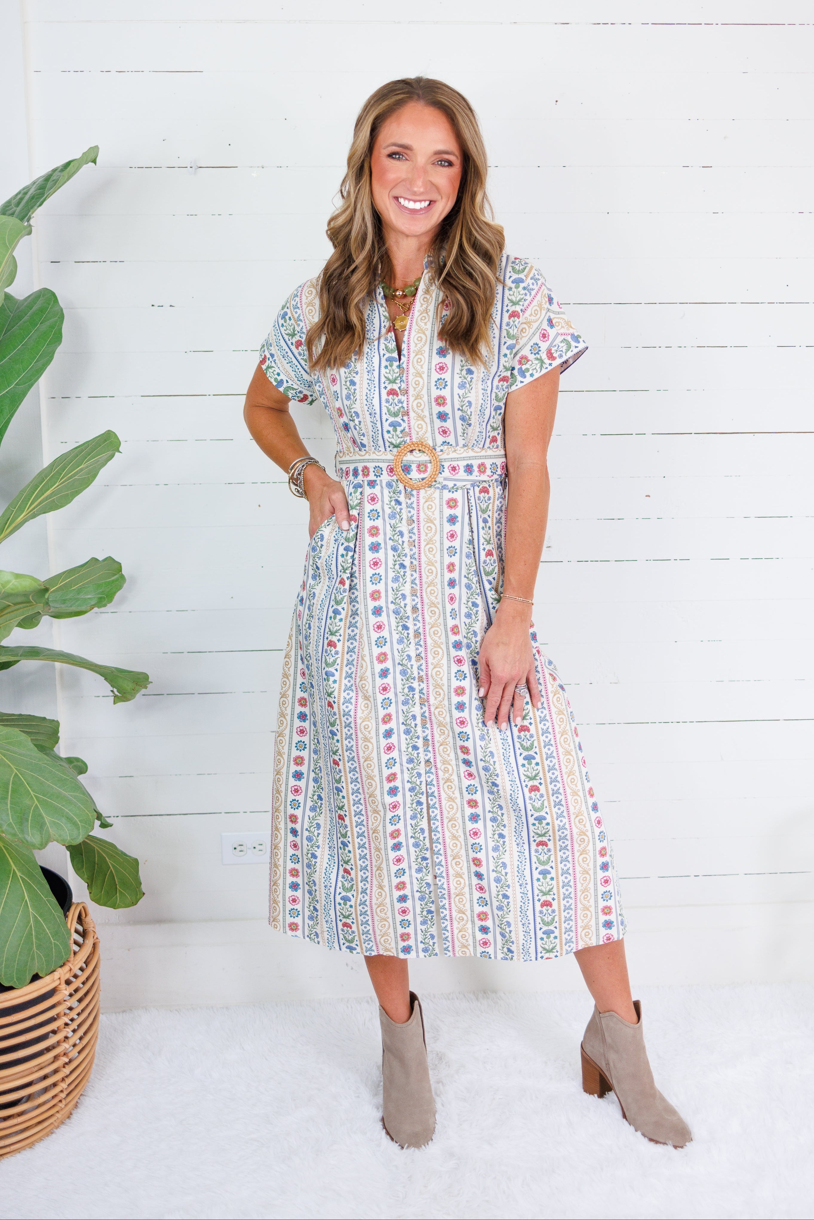 Mary Lou French Cottage Floral Maxi Dress Karlie
