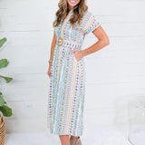 Mary Lou French Cottage Floral Maxi Dress Karlie
