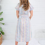 Mary Lou French Cottage Floral Maxi Dress Karlie