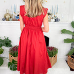 Mason Brick Nipped Waist Maxi Dress  Entro