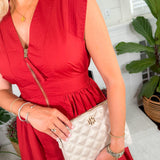 Mason Brick Nipped Waist Maxi Dress  Entro