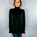 Maurice Black Turtleneck Sweater Karlie