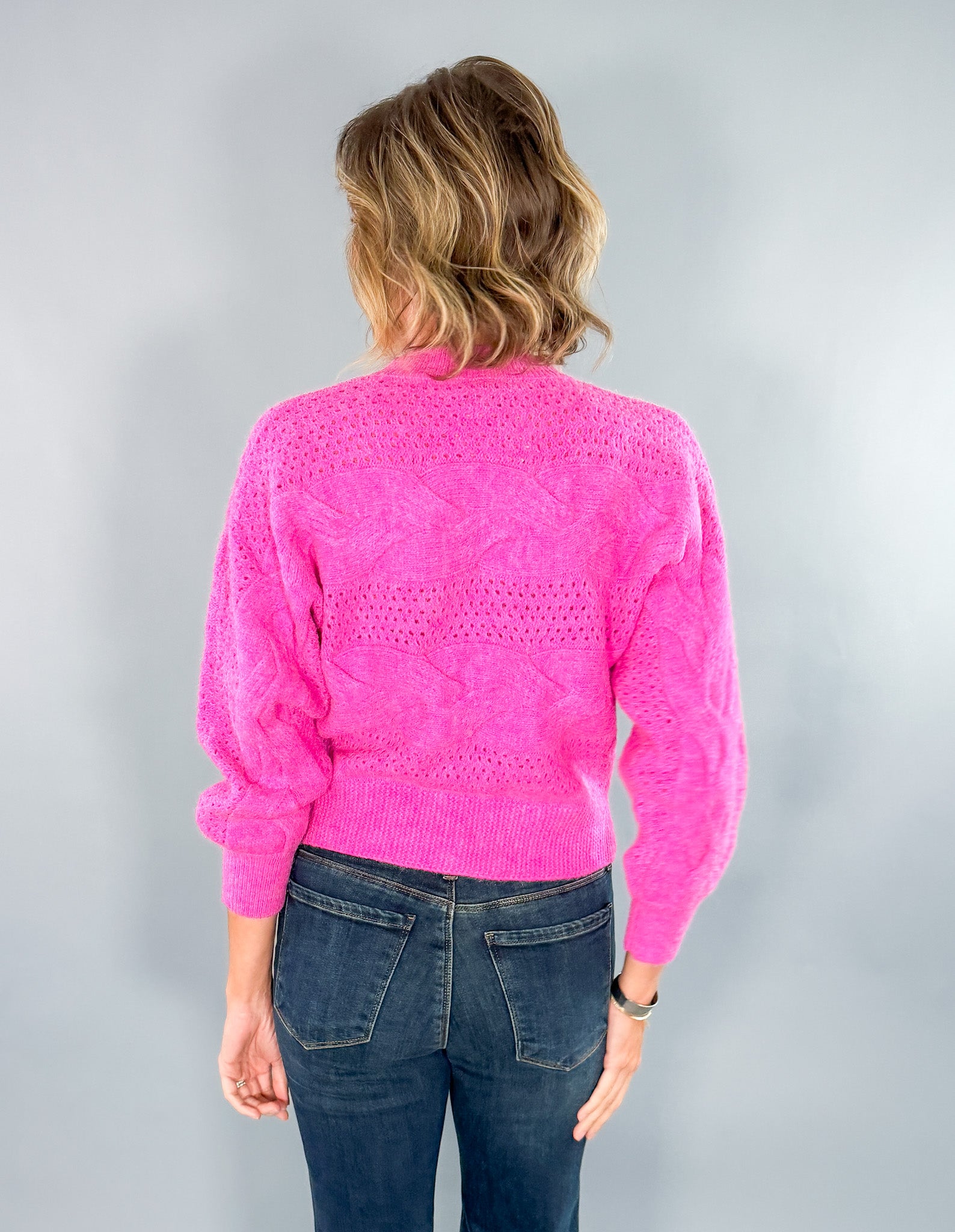 McClendon Fuchsia Sweater 