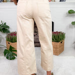 Meg Canvas Welt Pocket High Rise Jeans KUT