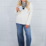 Meg Earn Wash High Rise Wide Leg Raw Hem Jeans KUT