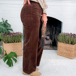 Meg Fudge Corduroy Wide Leg Welt Pocket Pants KUT 