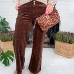 Meg Fudge Corduroy Wide Leg Welt Pocket Pants KUT 