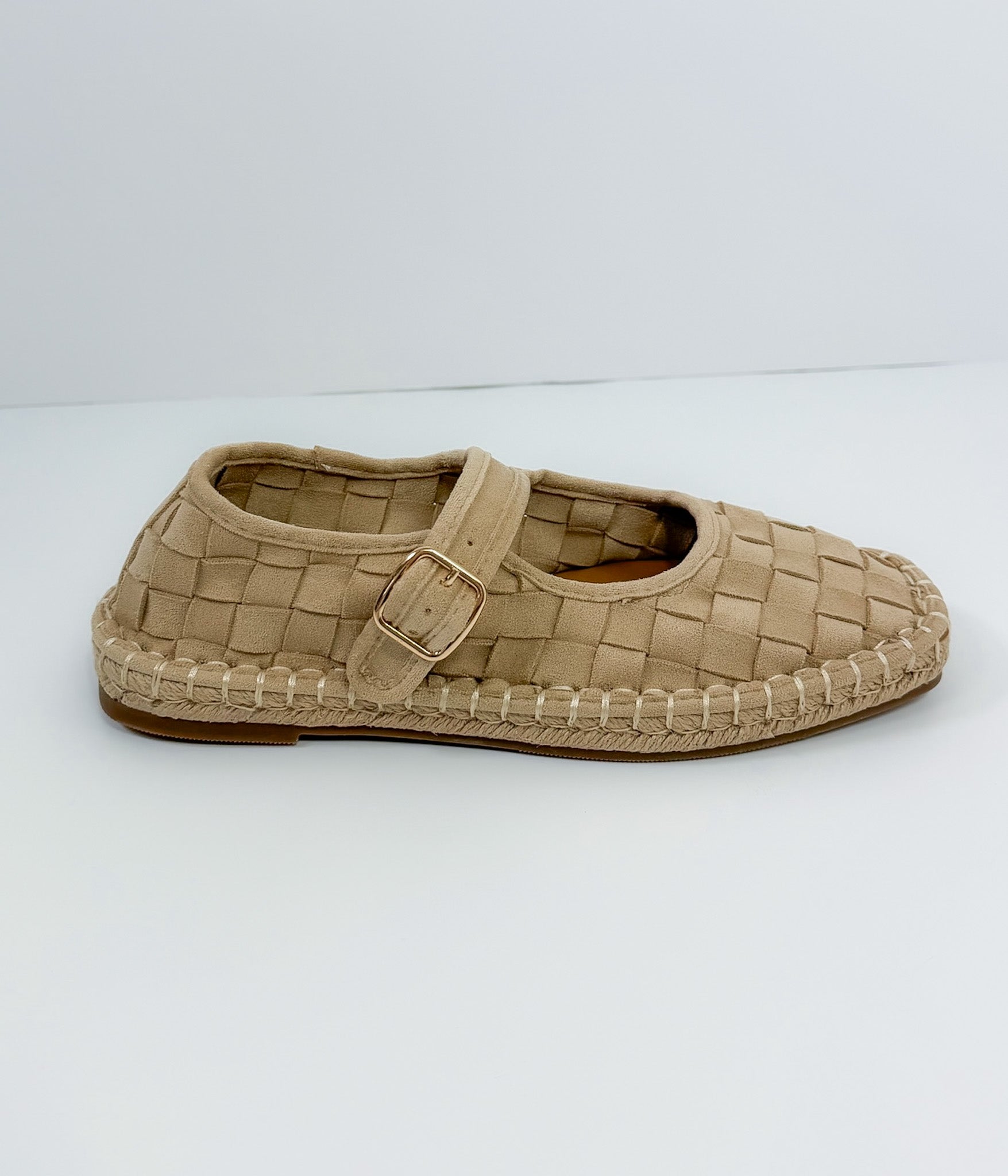 Meg Natural Woven Spring Shoe