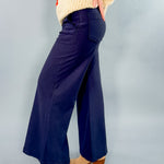 Meg Navy Ponte Trouser Pant KUT