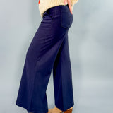 Meg Navy Ponte Trouser Pant KUT