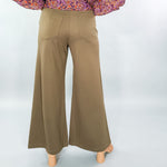 Meg Olive Wide Leg Trouser Pants KUT