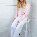 Meg Optic White High Rise Fab Ab Raw Hem Jean KUT