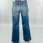 Meg Superb Ruffle Pocket Wide Leg Jean KUT