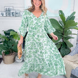 Melissa Island Oasis Green Maxi Dress Mary Square