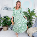 Melissa Island Oasis Green Maxi Dress Mary Square