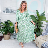 Melissa Island Oasis Green Maxi Dress Mary Square