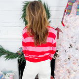 Merry Stripes Sweatshirt Shiraleah