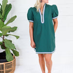 Miles Hunter Sport Trimmed Mini Dress Entro