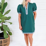 Miles Hunter Sport Trimmed Mini Dress Entro