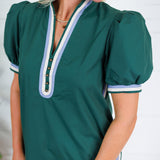 Miles Hunter Sport Trimmed Mini Dress Entro