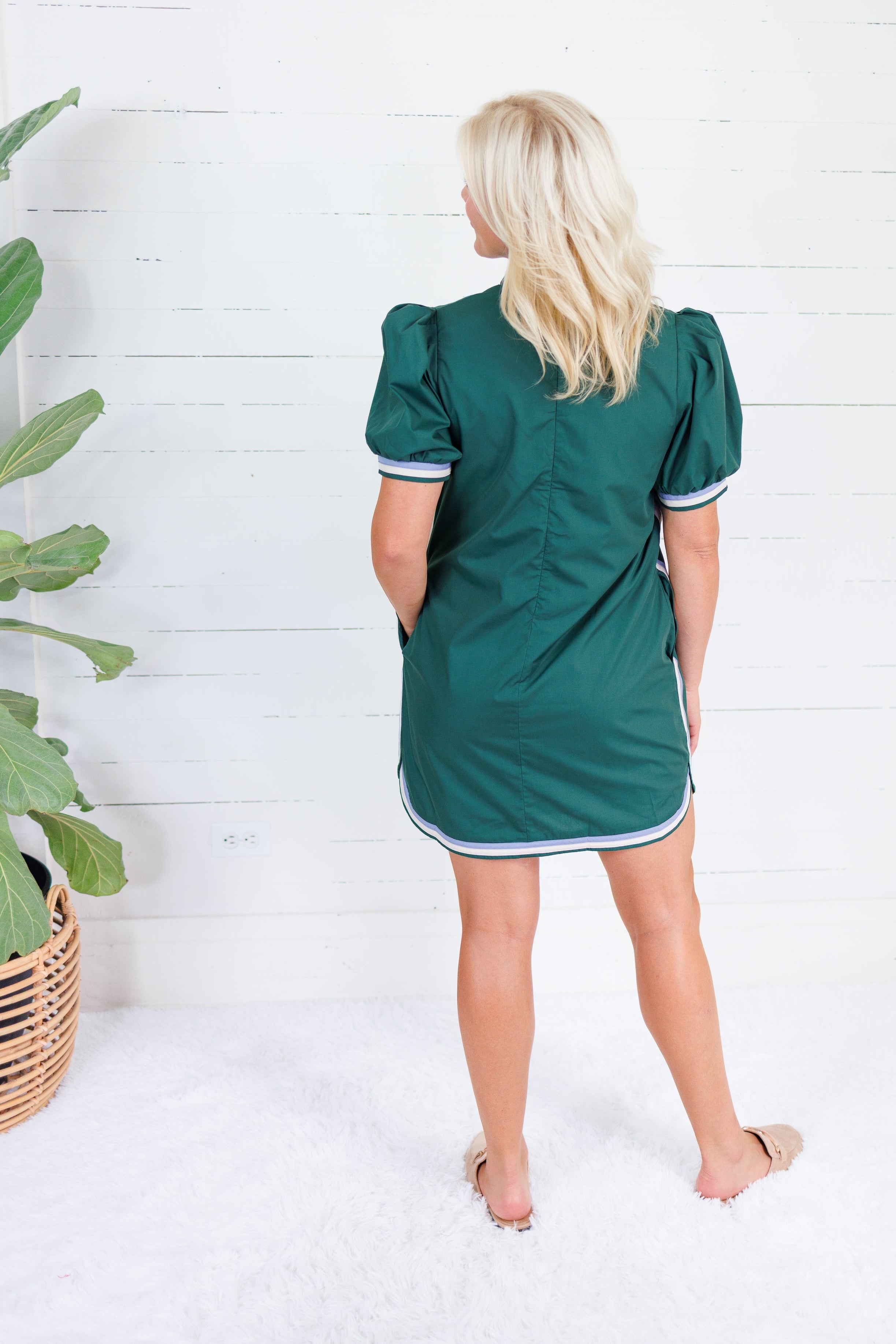 Miles Hunter Sport Trimmed Mini Dress Entro