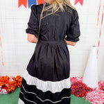 Miley Black + White Maxi Dress Maude Vivante