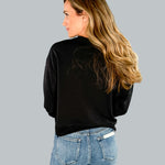 Millie Black Sequin Bats Sweatshirt