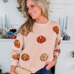 Millie Pumpkin Sweatshirt Mary Square