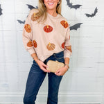 Millie Pumpkin Sweatshirt Mary Square