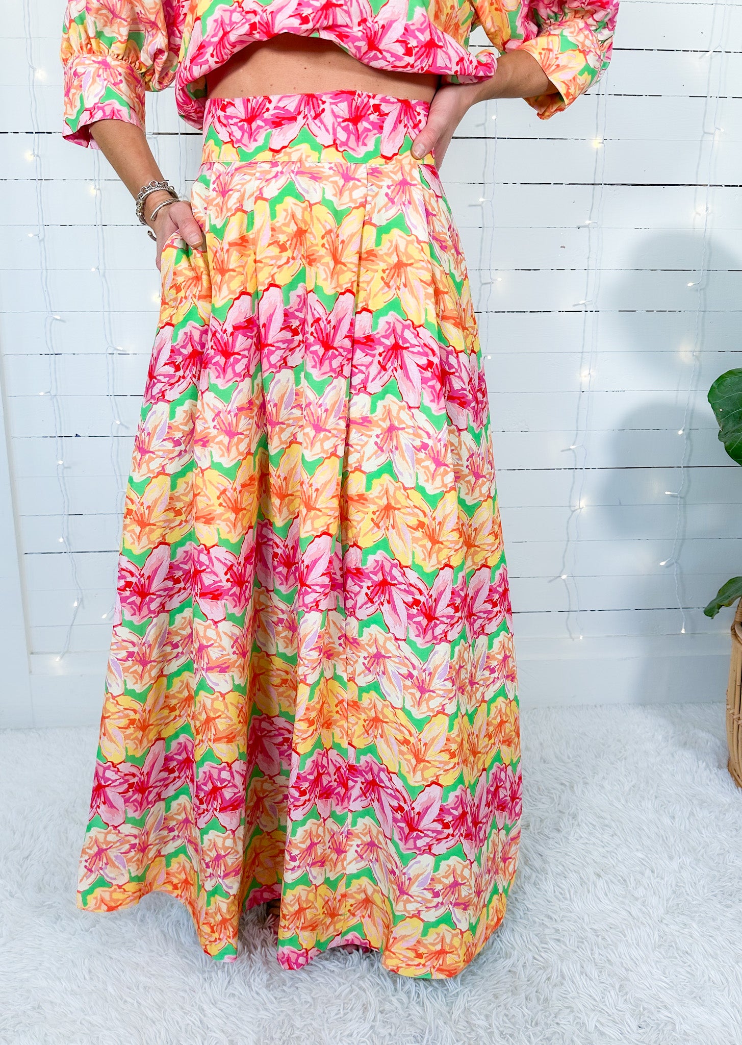 Milly Azalea Maxi Skirt Emily McCarthy