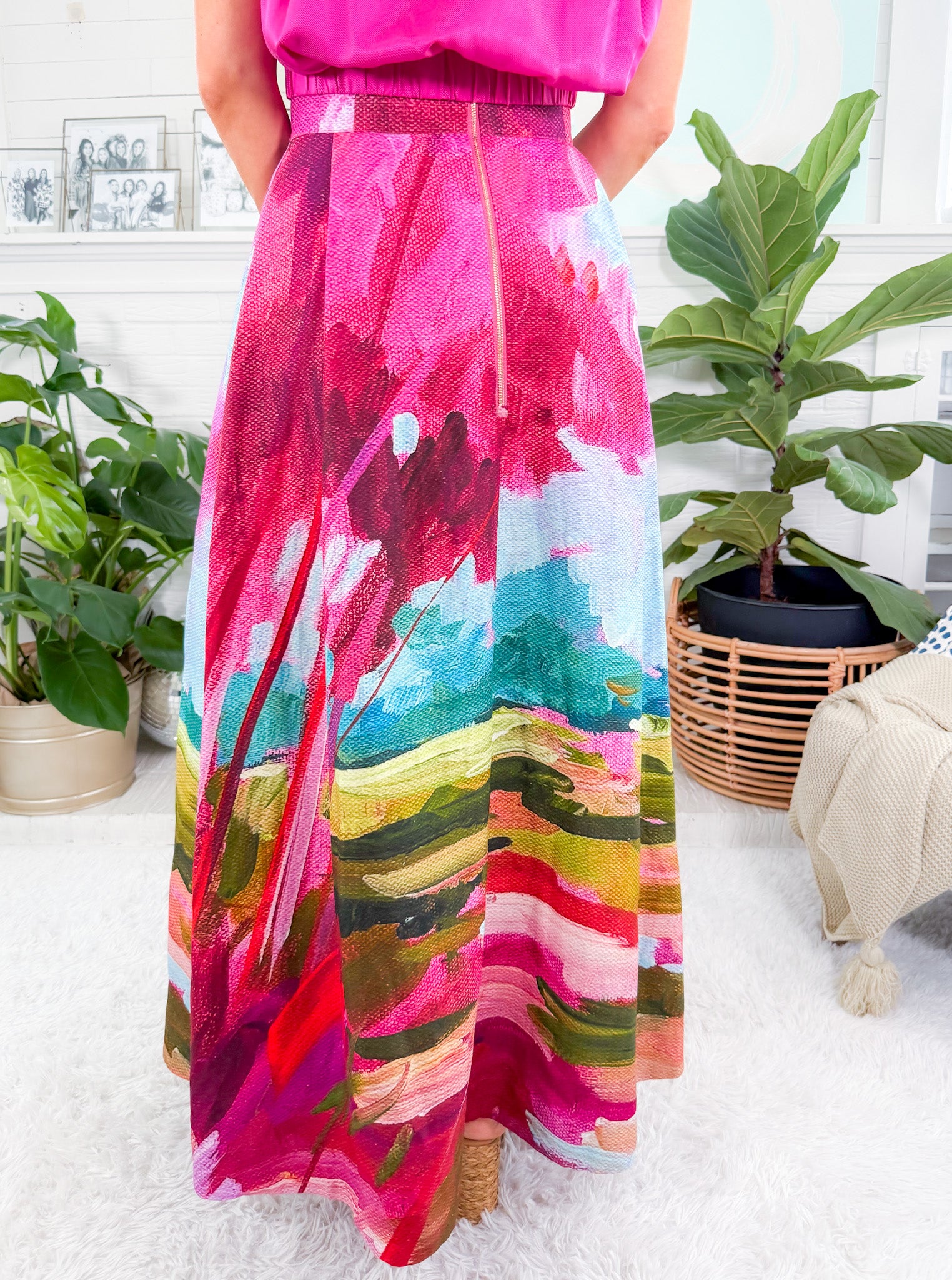 Milly Bellamy Sunset Maxi Skirt Emily Mccarthy