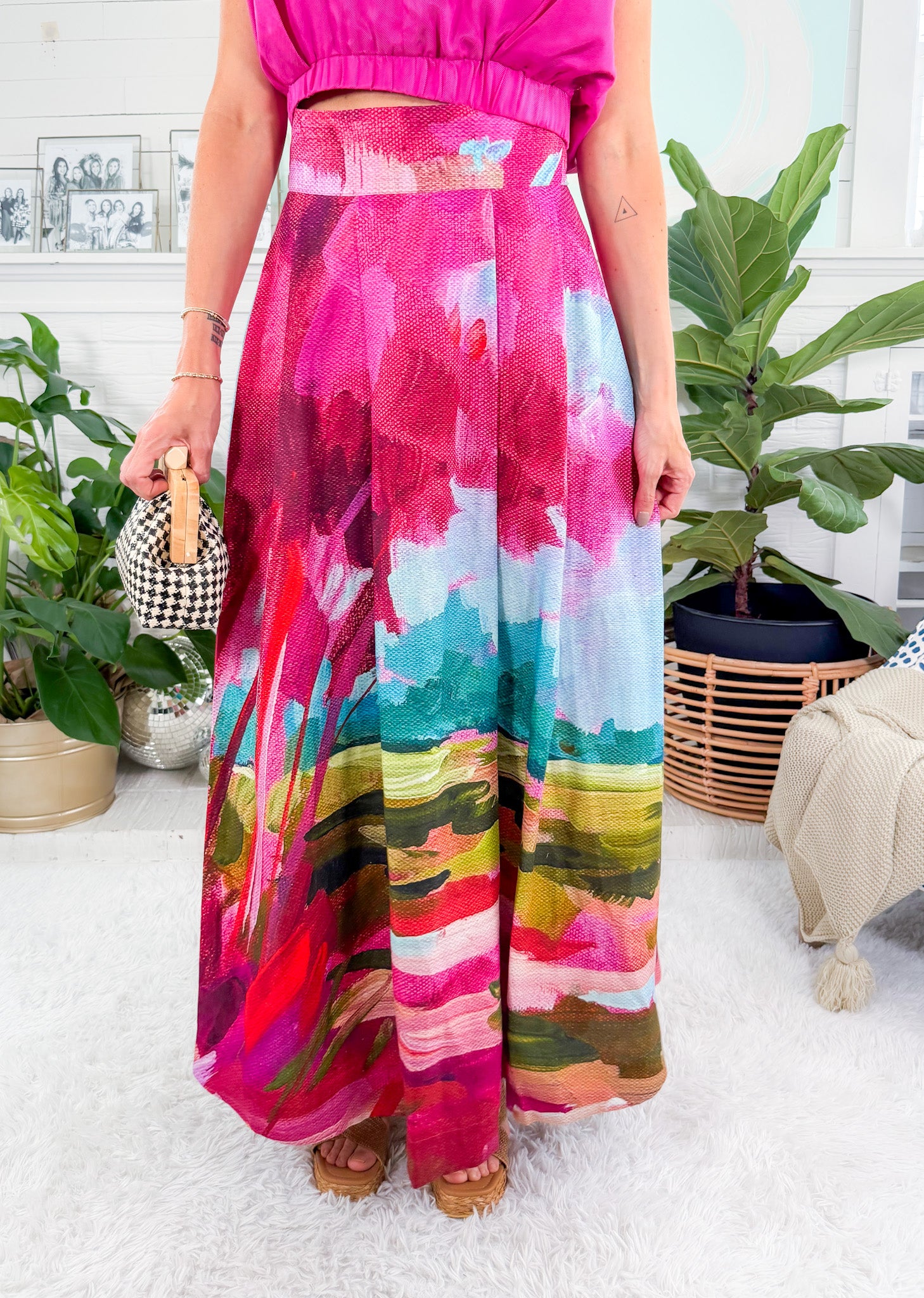 Milly Bellamy Sunset Maxi Skirt Emily Mccarthy
