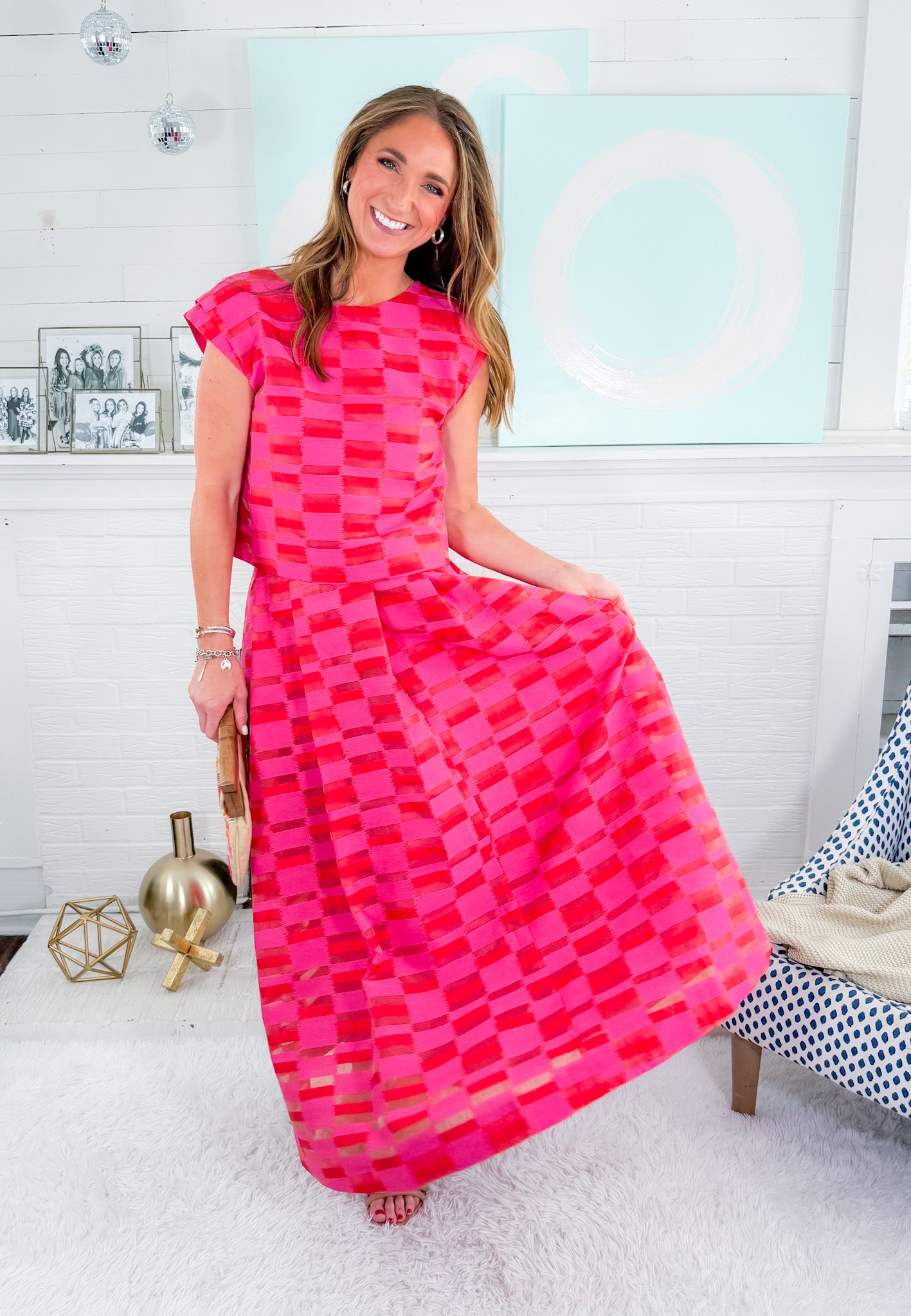 Milly Sunset Stripe Maxi Skirt Emily Mccarthy