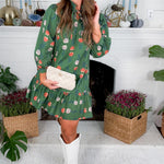 Monica Hunter Floral Mini Dress