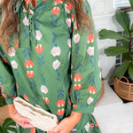 Monica Hunter Floral Mini Dress