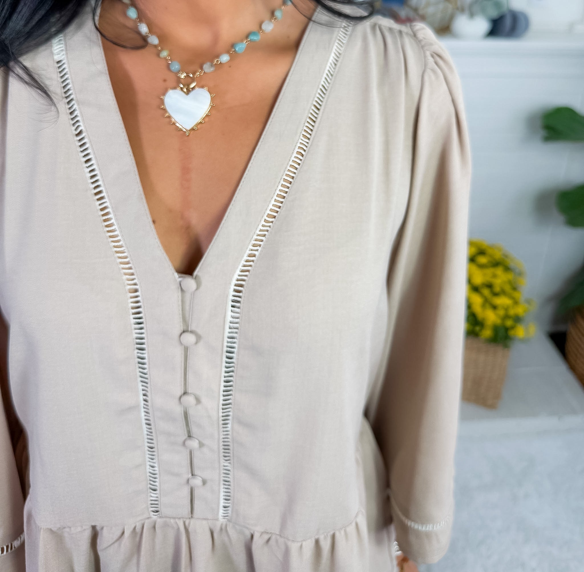 Monroe Doeskin Top Mary Square