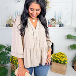 Monroe Doeskin Top Mary Square