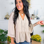 Monroe Doeskin Top Mary Square