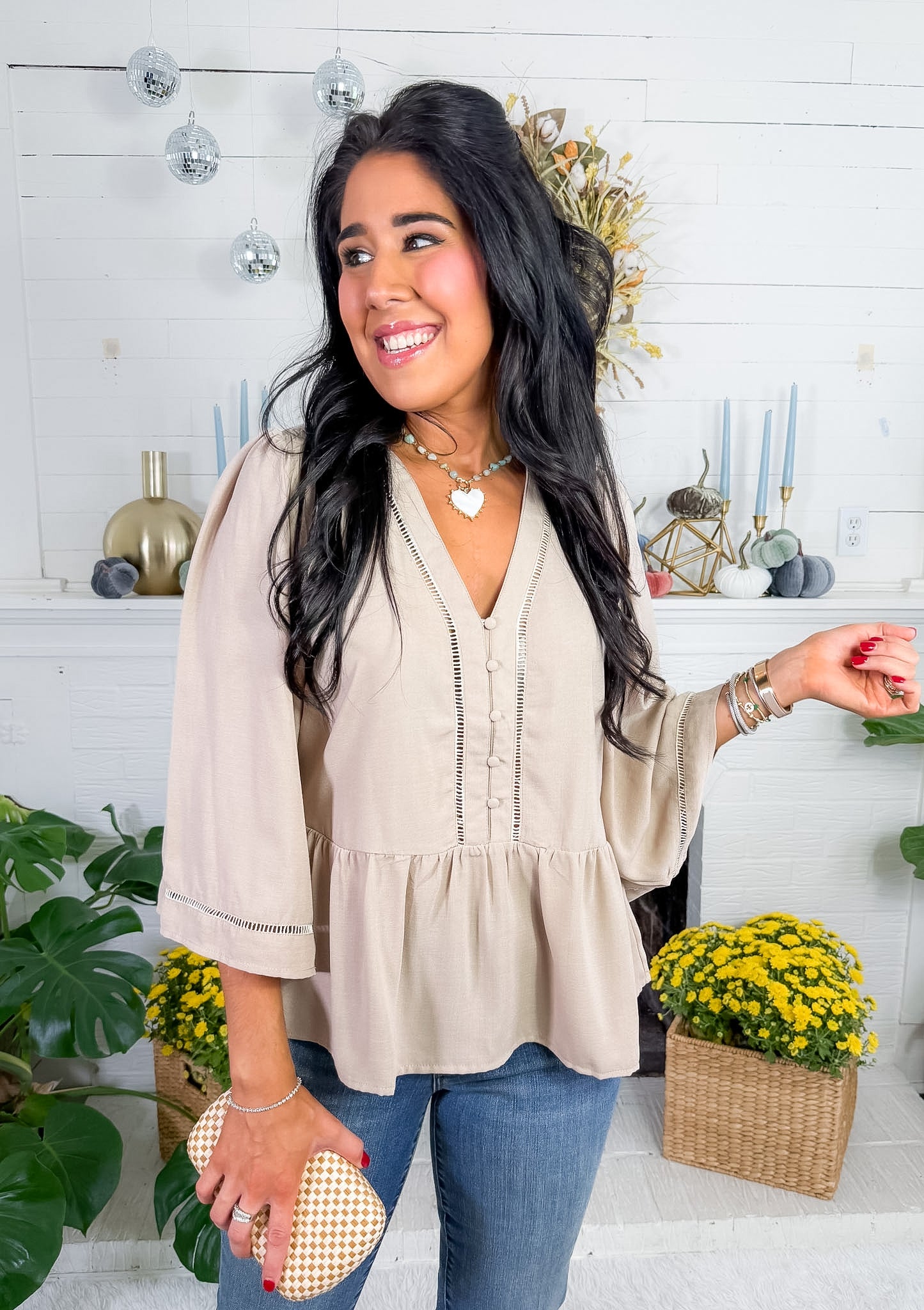 Monroe Doeskin Top Mary Square