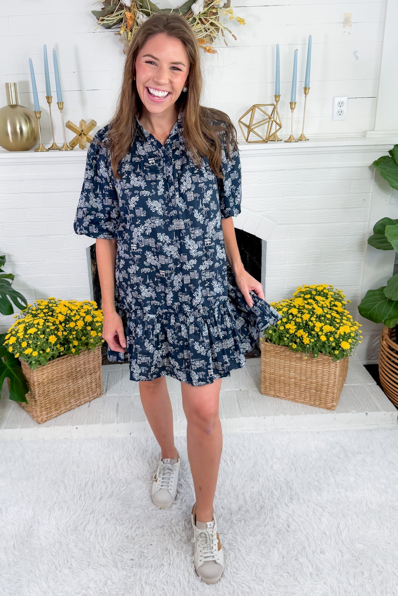 Morgan Autumn in Paris Mini Dress Sincerely Ours