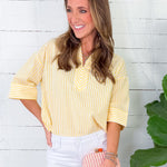 Morrison Lemon Stripe Top Entro