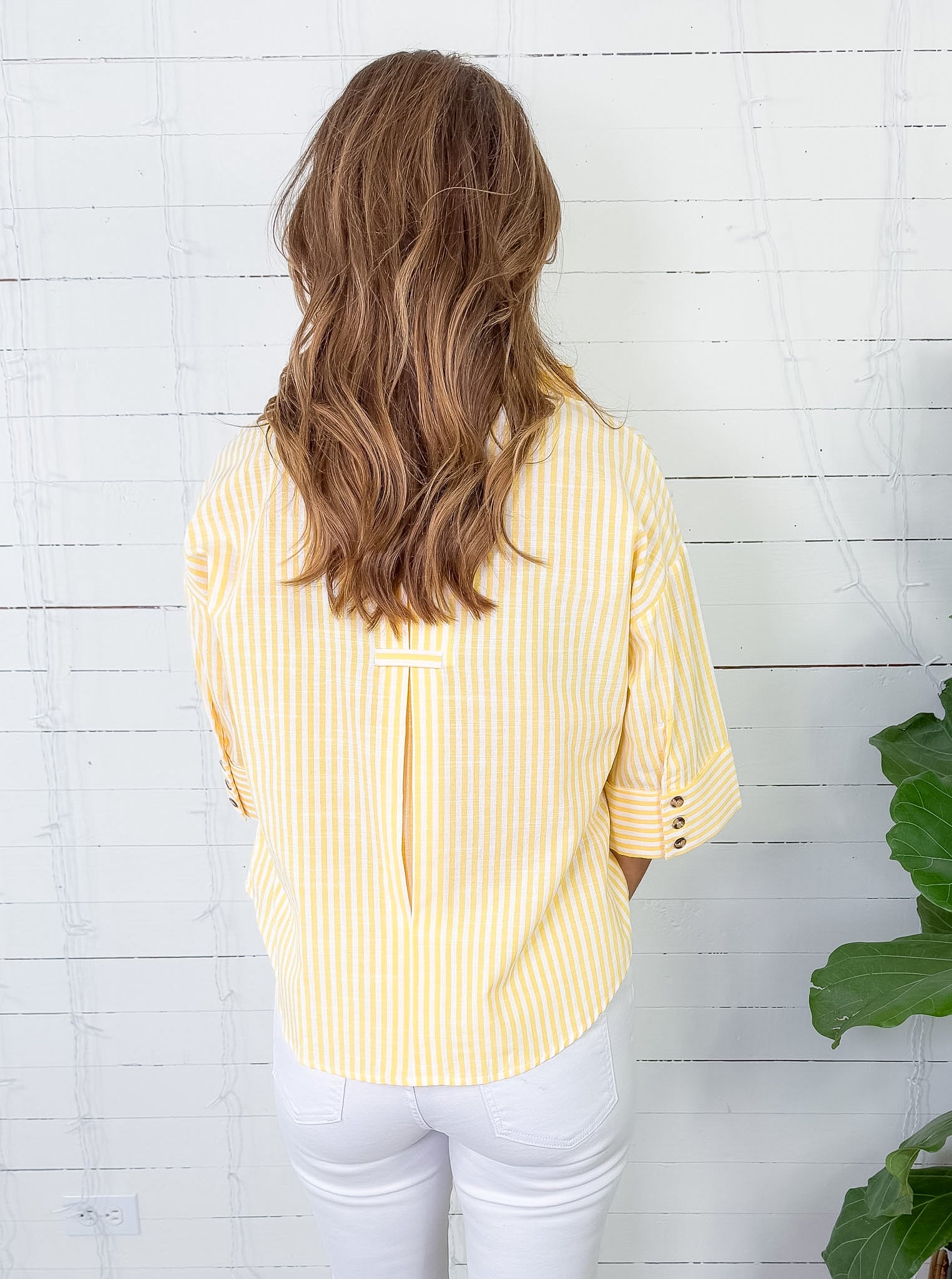 Morrison Lemon Stripe Top Entro