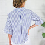 Morrison Navy Stripe Top Entro