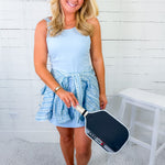 Moscow Blue Floral Stripe Weekend Jacket Karlie