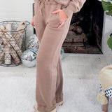 Mushroom Wide Leg Knit Pant BOBI