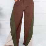 Myles Multi Color Corduroy Pants Compania Fantastica
