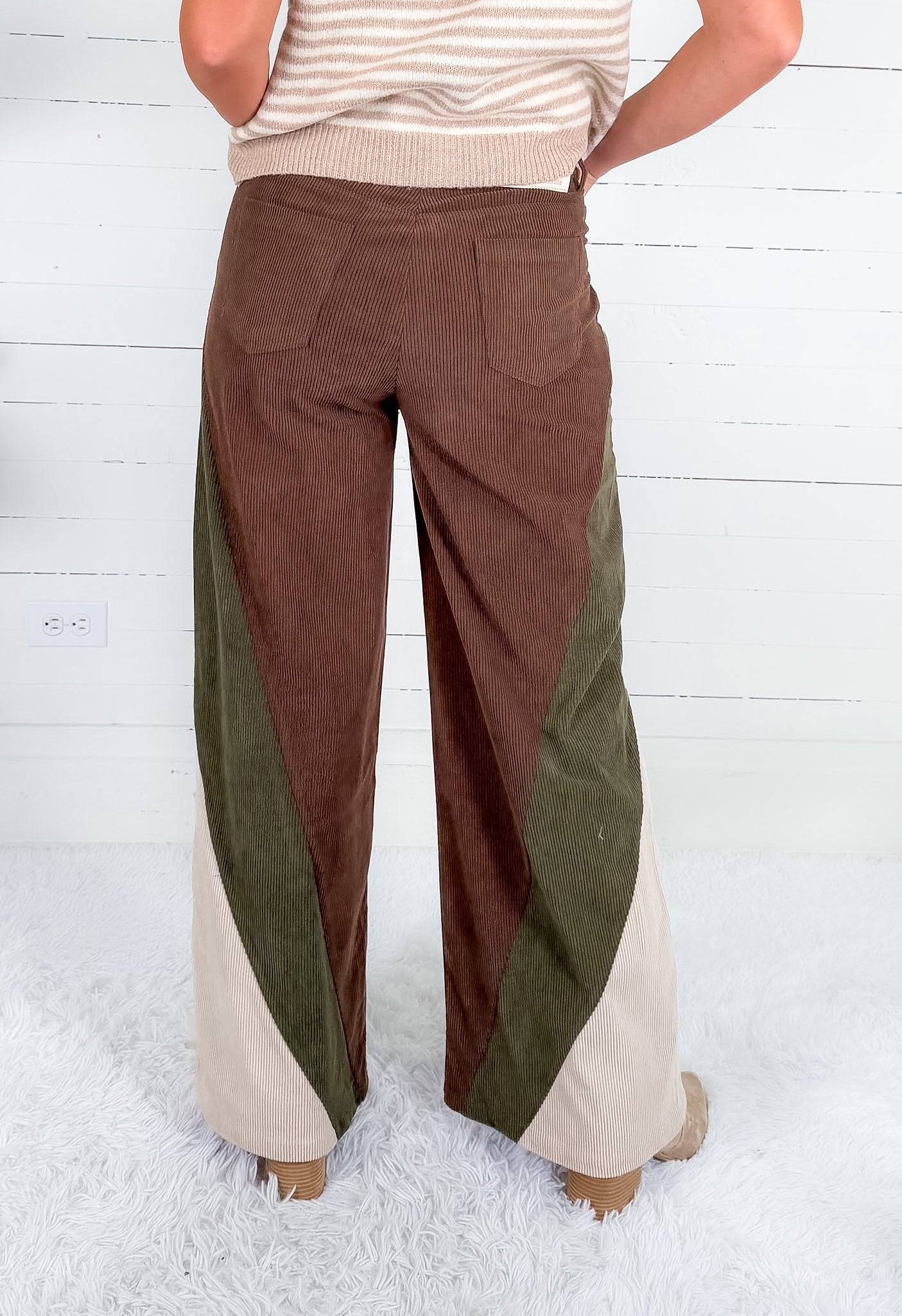Myles Multi Color Corduroy Pants Compania Fantastica