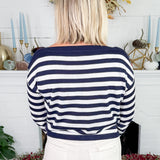 Nathan Navy Stripe Sweater Lucy Paris